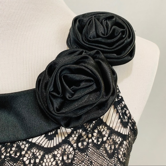 Black Satin Dress - Picture 7 of 8